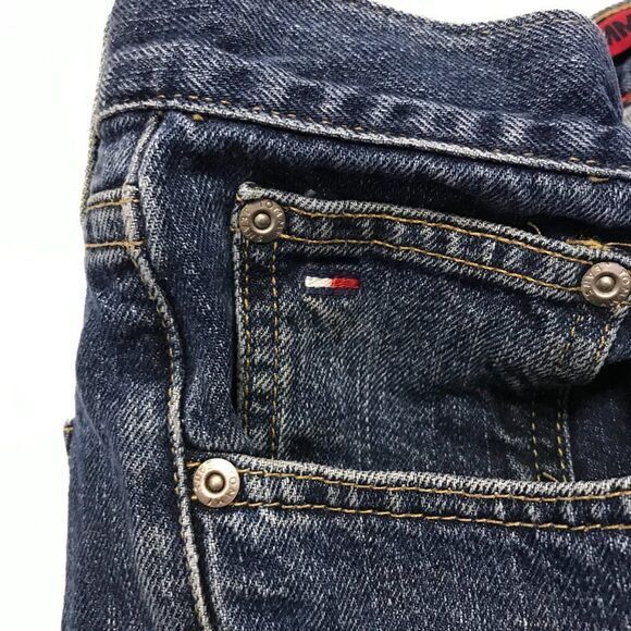 Distressed Tommy Jeans blue jeans 34X27 - Picture 4 of 7